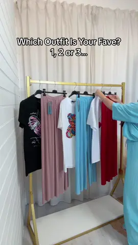 Outfit Inspo With Our Viral Pleated Trousers and Tees! 💓 #outfitinspo #matchingset #matchingoutfit #outfitcombo #tshirthack #pleatedtrousers 