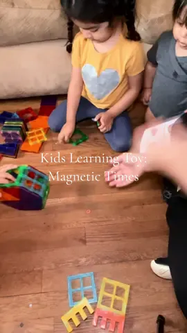 A MUST HAVE kids toy for all ages! #magnetic #magnetictiles #kidslearningtoys #musthavetoddlertoys #homeschooltoddlers 