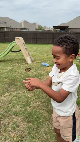 We also had him to an observation journal and he loves to talk about metamorphosis 😭🦋 thank you to @Da’ana Williamson for gifting him his butterfilies! ✨