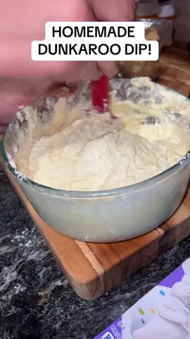 Making homemade Dunkaroo dip @calvin😈 