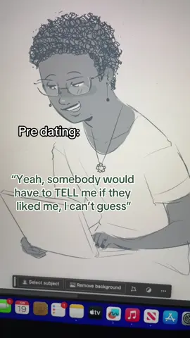 Silly game of “do you have a crush on me too” chicken. This conversation also happened like 5 days before we asked each other out <3 #Relationship #dating #crush #art #artistsoftiktok #digitalart #digitalillustration #sketch #boyfriend #girlfriend #nonbinary #relationships #artistontiktok 