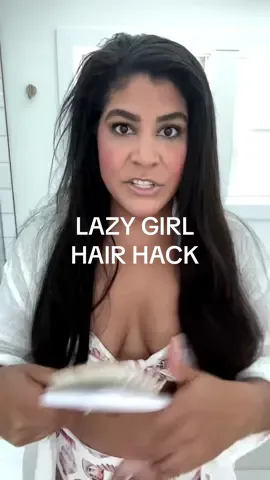 New lazy girl hair hack unlocked 🔓🙌🏽 #hairtok #hairstyle #easyhairstyles #beautyhacks #TikTokMadeMeBuyIt #hairtutorial 