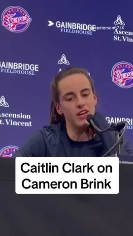 #CaitlinClark had some words of #support for #CameronBrink after her ACL tear ❤️ (via chloepeterson67/X) #WNBA #basketball