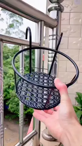 Hanging plant rack thicken iron balcony plant stand flower pot holder plant holder#goodthing #foryou #tkmademebuyit 