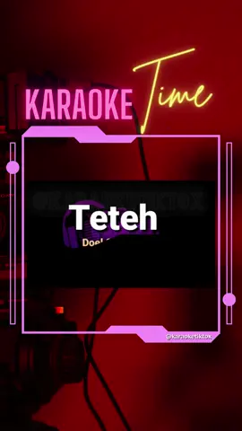 Teteh - Doel Sumbang (Karaoke) #2000s #karaoketiktok #fyp #longervideos 