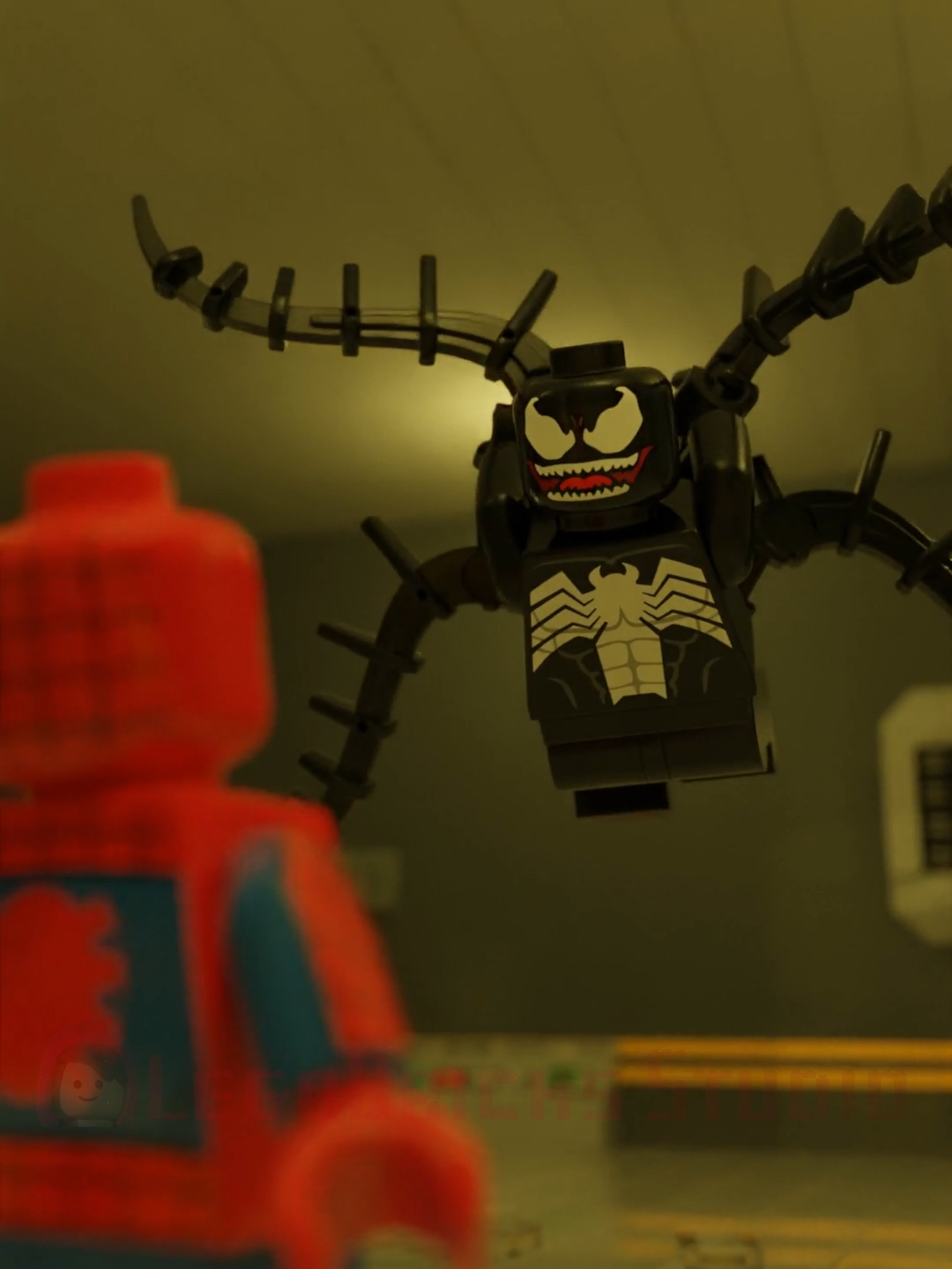 Spider-Man Vs Venom #spiderman #venom #lego #venom3 #marvel