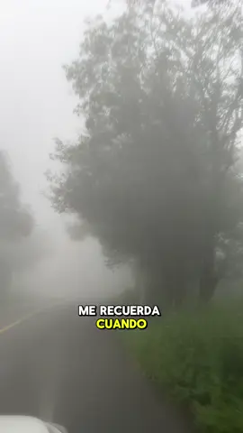 Este clima me recuerda cuando estaba enamorado, no veía nada. #parati #humor #paisaje  #neblina #enamorado #fyp #lluvia 