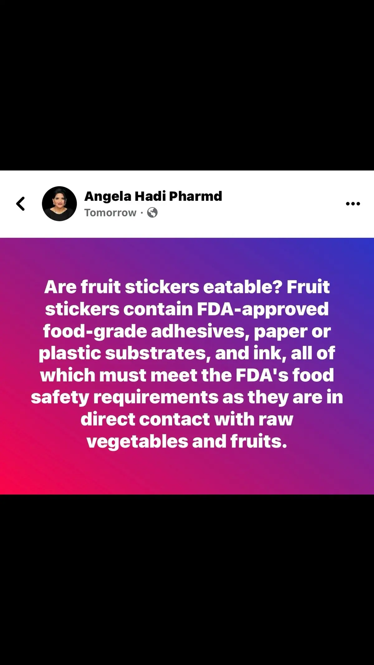 #fruits #fruitstickers #facts #funfacts #nowyouknow #themoreyouknow #fyp #foryourpage