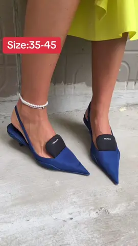 New Prada style#newstyle #classic #2024ss #slippers #sandals#newshoes#blueshoes#fashionheels #fypage #ladyshoe 
