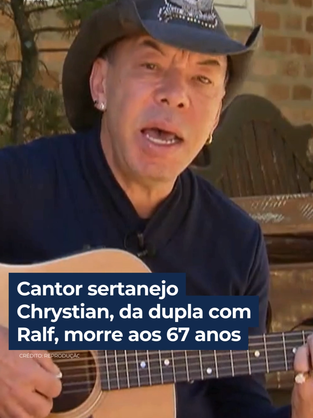 Cantor faleceu em São Paulo após longa carreira na música sertaneja; causa da morte não foi divulgada #TikTokNotícias #JornalDaRecord #Chrystian #Chrystian&Ralf #sertanejo