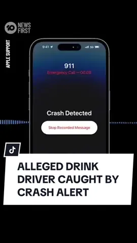 Were you aware of the Crash Detection feature on your smartphone? Well, one driver in Adelaide has found out the hard way. An 18-year-old man has been caught allegedly drink driving and crashing his car after authorities received a crash detection alert from his iPhone. Crash Detection is turned on by default on newer generations of iPhones and Apple Watches and will alert emergency services if it thinks you've been involved in a severe car crash. #10NewsFirst #Australia #Adelaide #Crash #CrashDetection #Apple