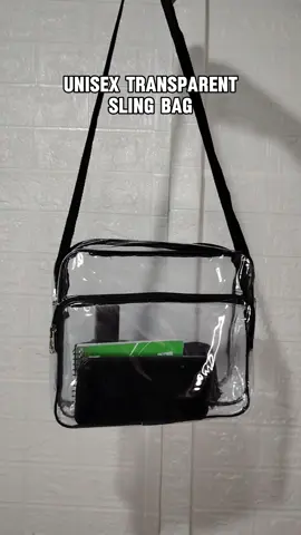 Unisex Transparent Sling Bag#transparent #bag #fypシ 