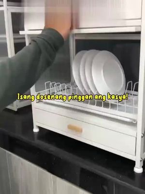 GSlife🔥🔥【Dust-Proof Insect-Proof 】High Capacity Dish Rack Organizer Cabinet Kitchen Racks Organizer Plates Organizer Racks Kitchenware Multipurpose Rack