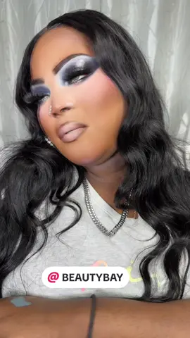 Pipe DOWNNNN!! @BEAUTY BAY I LOVE this look y’all!!!!🖤💨🖤💨 #beautyonqway #juneteenth #beautybay #SelfCare #bybeautybay #makeuptransformation #makeup #smokyeye #darkasthetics #neutralaesthetic #grey #pridemonth🏳️‍🌈 #BeautyTok #beautybaypalette #cardib 