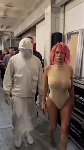 Kanye and Bianca at prototypes last night  📹@nss magazine  #cultedpfw #kanye #kanyewest #biancacensori #parisfashionweek