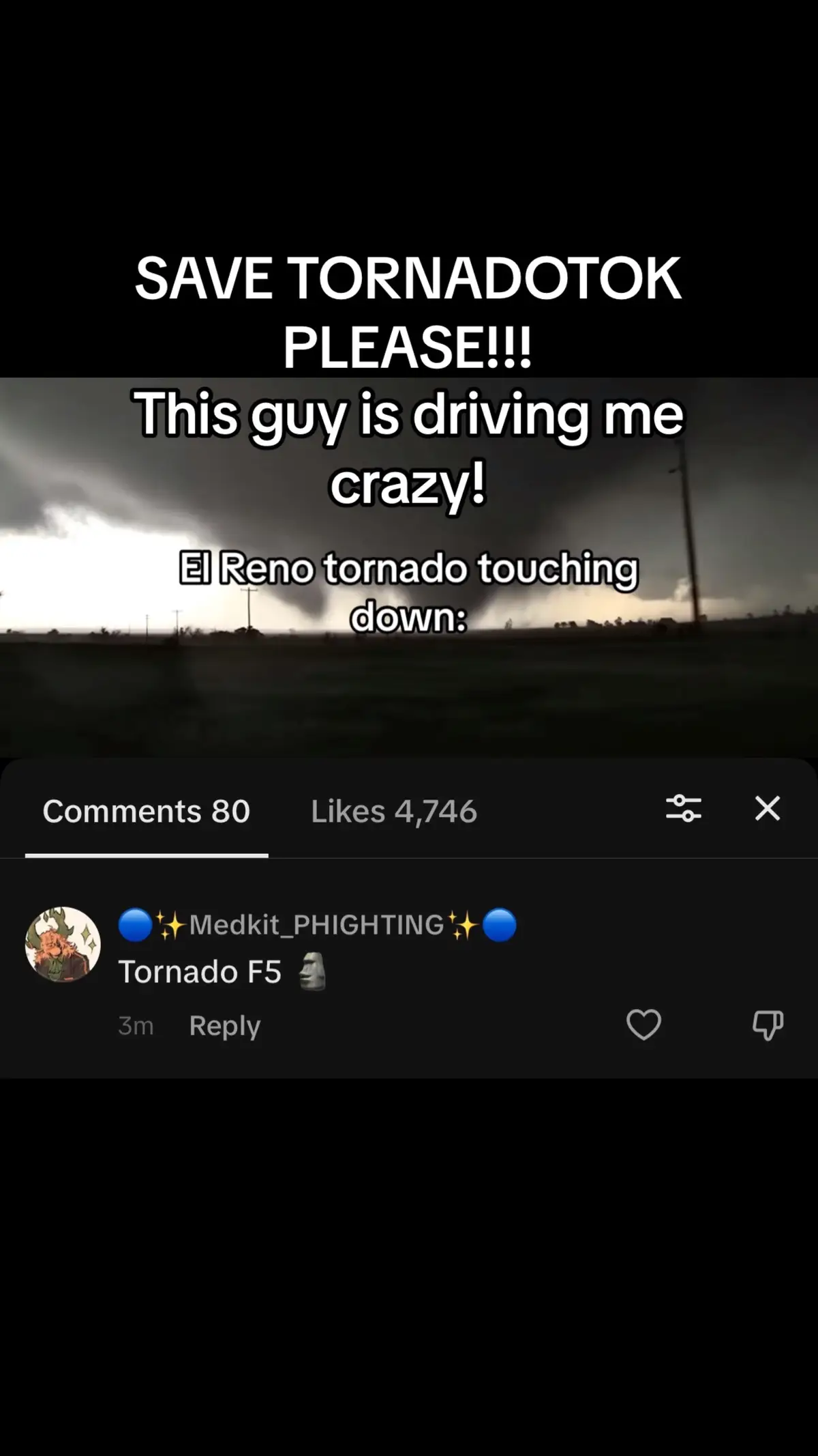 @🔵✨️Medkit_PHIGHTING✨️🔵 PLEASE STOP SAYING IT’S AN F5 TORNADO!!! #tornadotok #savetornadotok #fyp #viral 