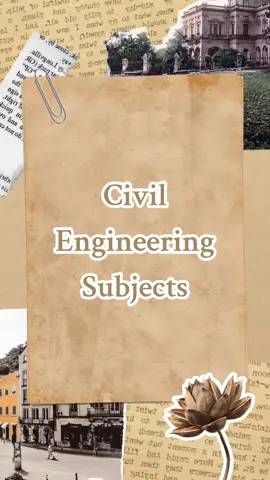 𝗖𝗶𝘃𝗶𝗹 𝗘𝗻𝗴𝗶𝗻𝗲𝗲𝗿𝗶𝗻𝗴 𝗦𝘂𝗯𝗷𝗲𝗰𝘁𝘀 #civilengineering #civilengineeringcourse #civilengineeringlessons #fyp 