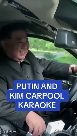 Replying to @Deano  The carpool karaoke we didn’t know we needed 🎤🚗 🎥Reuters  #carpoolkaraoke #car #drive #kimjongun #putin #jamescorden #edits #badbunny 
