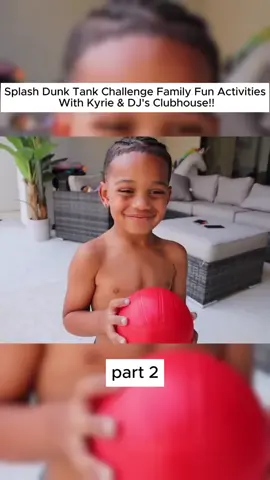 Part 2 Splash Dunk Tank Challenge Family Fun Activities With Kyrie & DJ's Clubhouse!!  #roblox #gameviral #theprincefamilyclubhouse #fyp #duet #STRANGER #Ep #Skits #theprincefamily #DJ&Kyrie #viral