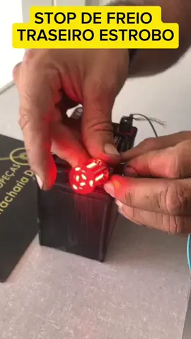 Led strobo stop de freio traseiro,serve para diversas Motos cuida