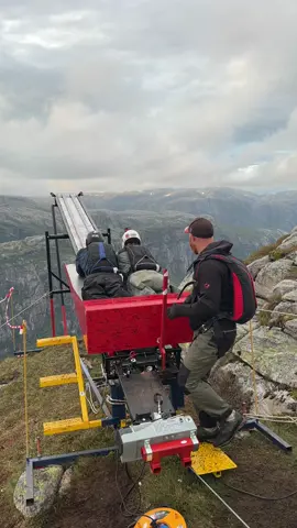 Norway Heliboogie Human Slingshot! #basejump