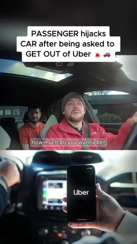 “ how much do you wanna bet? 😂” #uber #dashcam #fyp #foryou 
