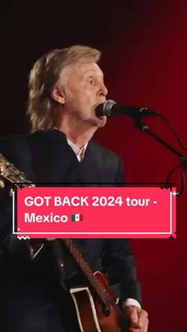 Hola Mexico! 🇲🇽 The 'Got Back' tour returns to you in November! Tickets will be on general sale beginning Friday 28 June. For more information visit PaulMcCartneyGotBack.com