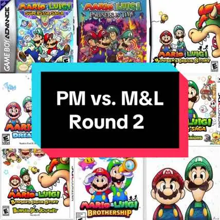 With the TTYD Remake release and the M&L Brothership announcement, I thought Round 2 would be interesting. #marioandluigi #papermario #roleplayinggame #nintendoswitch #nintendo #gaming #GamingOnTikTok 