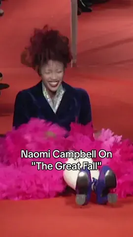 #NaomiCampbell on her infamous fall during #VivienneWestwood's AW93 show. 
