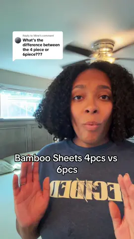 Replying to @Mine I got the 4 piece set of these bamboo sheets but either set would be great! #bamboosheets #bedsheets #affordablebedding #summermusthaves #tiktokshop 