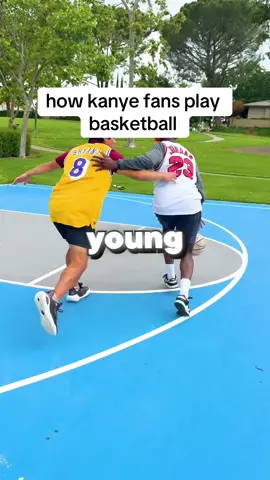 i cant believe kanye be balling kanye this 🤯🏀😭 #basketball #music #funny 