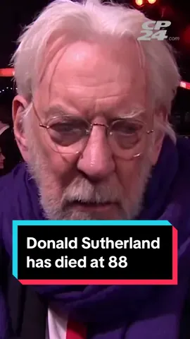 Donald Sutherland has died at 88 Donald Sutherland, the prolific film and television actor whose long career stretched from 