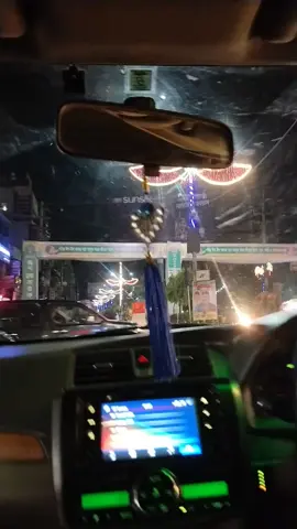 প্রাণের শহর🥹🫶🏻🖤 #fenitown #feni #trunkroadfeni   #fenian  #carlover #rainyday #nightcardrives 