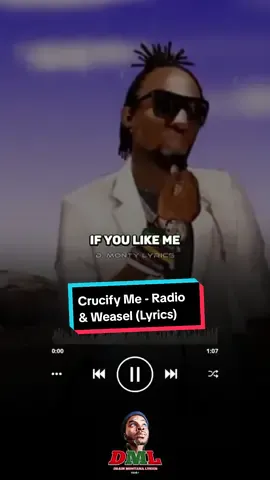 Crucify Me - Radio & Weasel #crucifyme #radioandweasel #goodlyfe  #uganda🇺🇬 #tiktokeastafrica🇺🇬🇷🇼🇧🇮🇰🇪🇹🇿 #Ugandanmusic #eastafricanmusic #africanmusic #drainmontanalyrics  #lyricsmonstar  #lyrics #trend #fyp #viral #foryoupage #trending #goviral #xyzbca #afrobeats #musiclyrics 