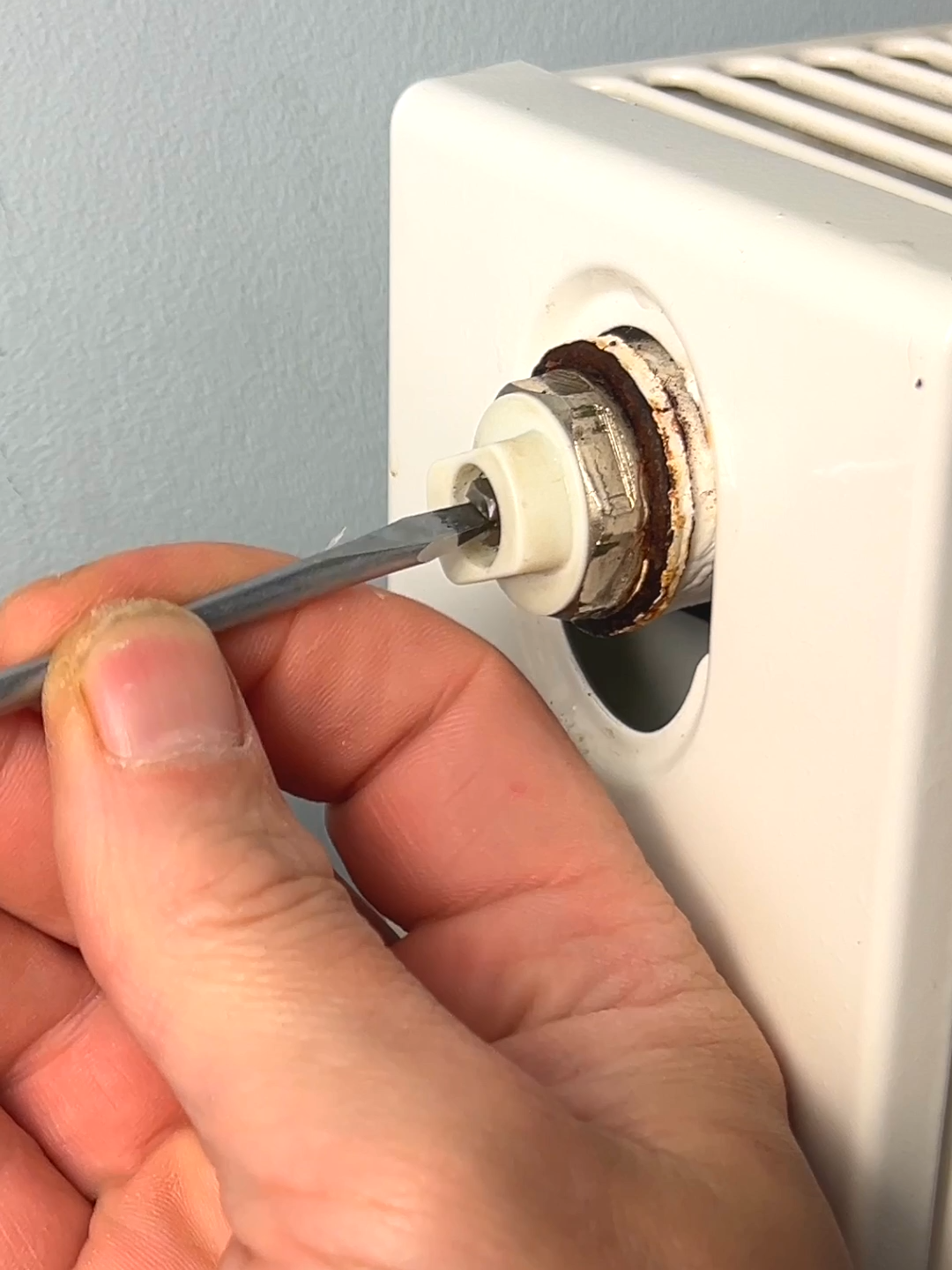 Radiator Bleed Tip #tipcentric #tips #homemaintenance #DIY #plumbing #LearnOnTikTok #tipsandtricks #tools