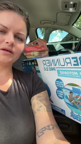 Check out what came in the mail today. Cant wait to float down the river in this thing! #motorizedpoolfloat #poolfloat #bumperboat #bumbraceorrelax #poolcandy #summertime 