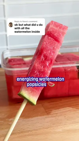 Replying to @fiona The watermelon obsession is real. These mio energized fruit ice pops are legit life changing. #summerrecipe #firstdayofsummer #summerdays #mio #mioEnergy #fyp #trending 