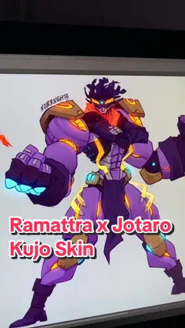 I was pretty proud of that transition #art #digitalart #digitalartist #scifi #conceptart #overwatch #ow #overwatch2 #ramattra #jjba #jojosbizarreadventure #jotarokujo #starplatinum 