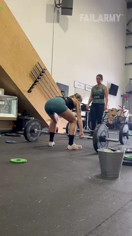 talk about taking it on the chin 🫣 #weightlifting #barbell #fail #shorts