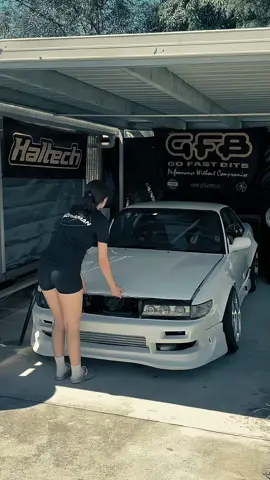 😎🤏→ @mikatatjana98 #cargirl #jdmgirl #stancecar #nissansilvia #silvias13 #carsoftiktok #fyp #jdmcarsoftiktok 