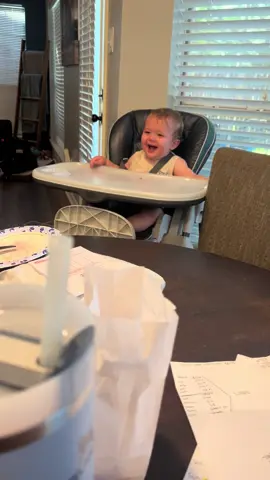 #creatorsearchinsights love their little laughs, ignore the mess! #cutebaby #babylaugh #babytok #boymom 