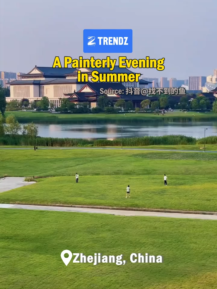 A painterly evening in summer #beautifulview #summertime #Summer #leisuretime #frisbee