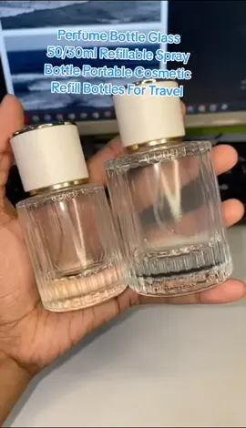 Perfume Bottle Glass 50/30ml Refillable Spray Bottle Portable Cosmetic Refill Bottles For Travel
