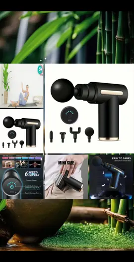Comfort Facial Massager Summer Gift, Muscle Massage Machine, 1 Count Portable Deep Effective Massager with 4 Counts Replacement Head, USB Charging Muscle Relaxing Product for Daily Use