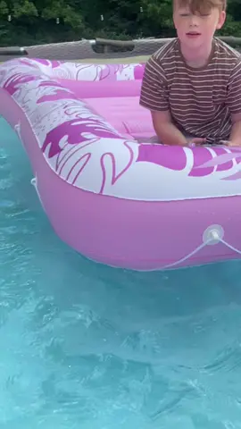He was fired up #fyp #MomsofTikTok #shark #poolday #summerfun #foryou #momtok 