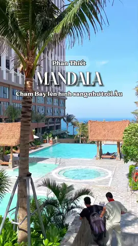 Mandala Cham Bay khách sạn có view cực đẹp, lên hình sang như trời Âu ✨🌊 #duocroidithoisg #mandalachambaymuine #dulich #travel #phanthiet #muine 