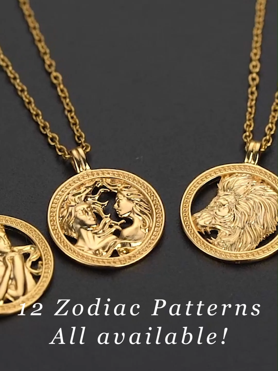 Which zodiac sign necklace fits your vibe? 🌌🌌🌟 #findchicjewelry #findchic #dealsforyoudays #goldjewelry #jewelry #necklace #zodiacsign #horoscope #zodiacsigns #foryoupage #foryou