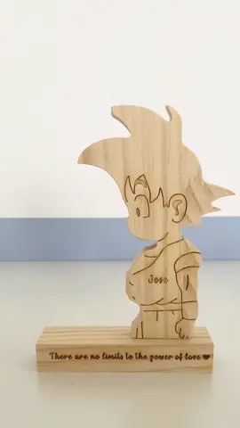 There Are No Limits To The Power Of Love #dbz #trending #personalizedgifts #familyguy #father #boyfriend #girlfriend #husbandwife #couple #ValentinesDay #anniversary #woodenpuzzle 