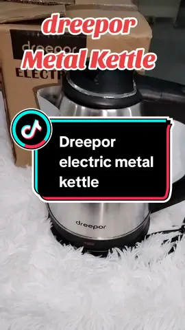 Dreepor metal kettle #kettle #metalkettle #kettle  #dreeporph #electrickettle 