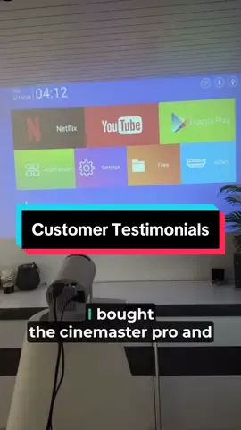 Our Great Customer Testimonials  ❤️ get your offer also 🥰! #projector #miniprojector #house #euro24 #beamer 